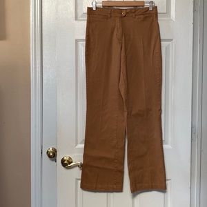 Woolrich Rust Fawn Cotton Twill Trouser Pants